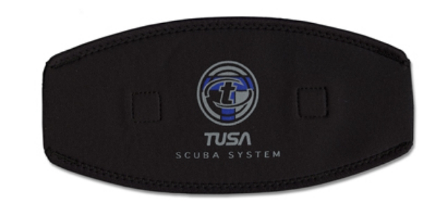 Bild von TUSA Sport Maskenbandüberzug MS-20 aus haltbarem Neopren, schwarz