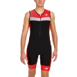 Bild von KiWAMi Prima 2 LD Trisuit - schwarz/rot