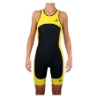 Bild von KiWAMi Prima Openback Trisuit - schwarz/gelb/weiß